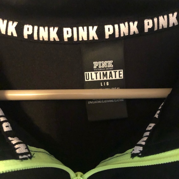Pink half zip track jacket - Picture 3 of 4